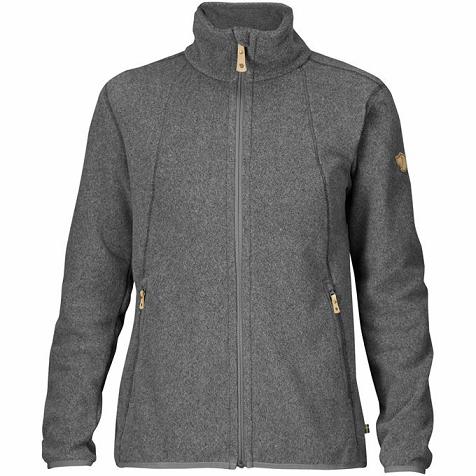 Fjallraven Women Stina Fleece Grey PH211426 Philippines